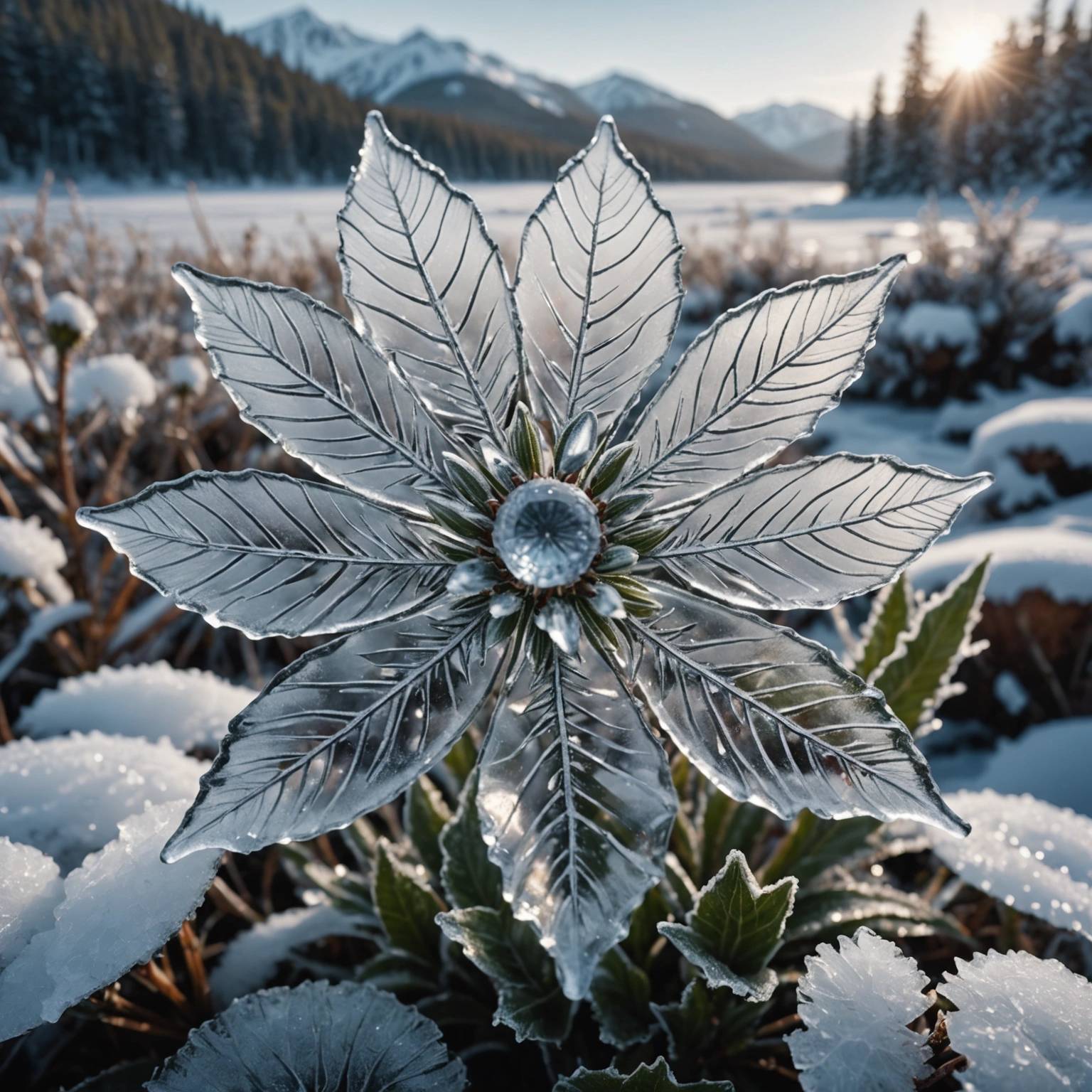 Ледяной цветок — природное явление или фильм: что скрывается за загадочным названием?