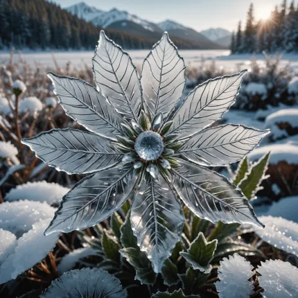 Ледяной цветок — природное явление или фильм: что скрывается за загадочным названием?